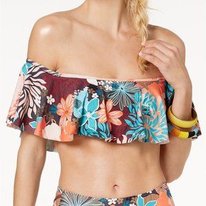 Vince Camuto Off-The-Shoulder Ruffled Bikini Top
